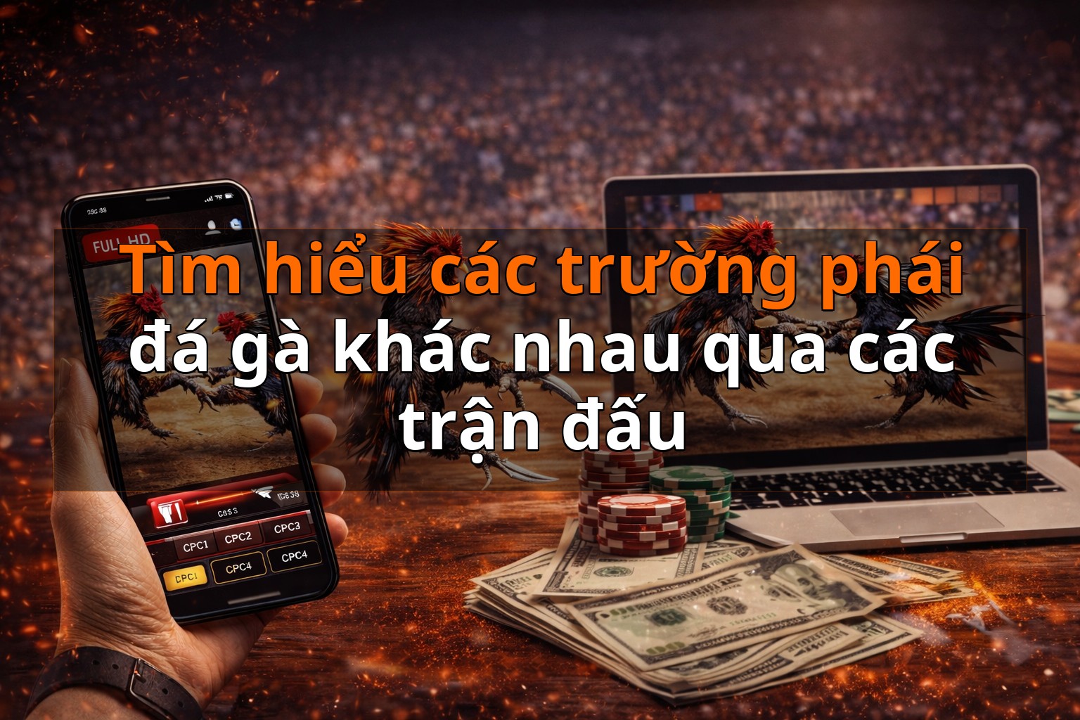 Tìm hiểu các trường phái đá gà khác nhau qua các trận đấu