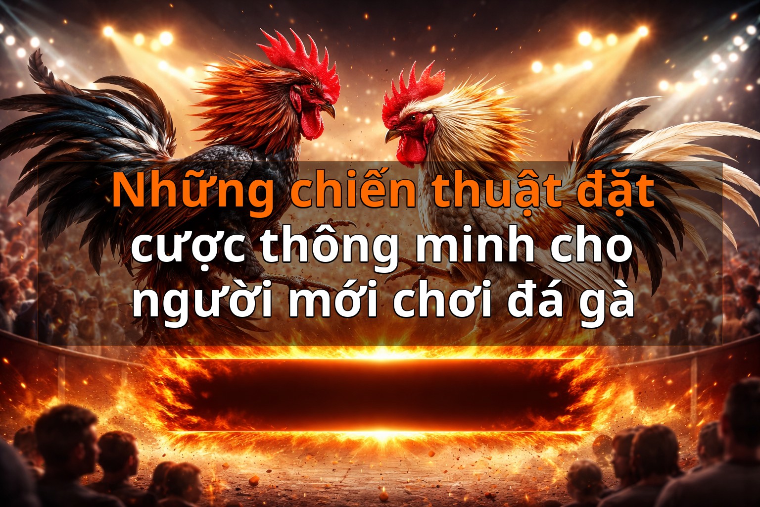 Những chiến thuật đặt cược thông minh cho người mới chơi đá gà