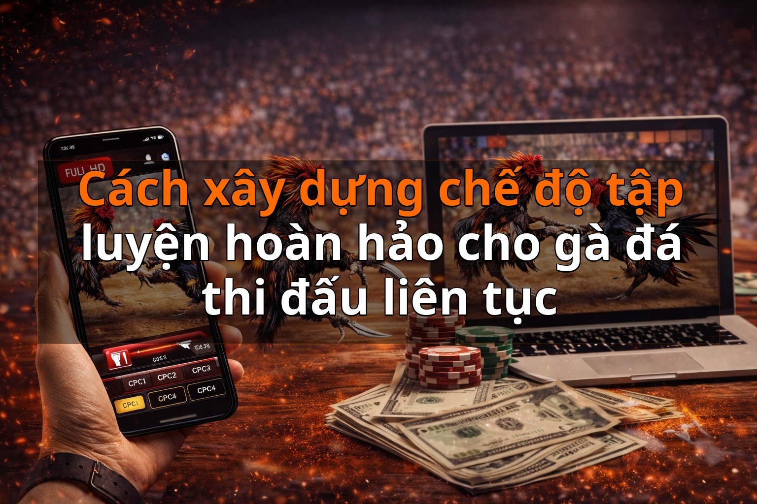 Cách xây dựng chế độ tập luyện hoàn hảo cho gà đá thi đấu liên tục