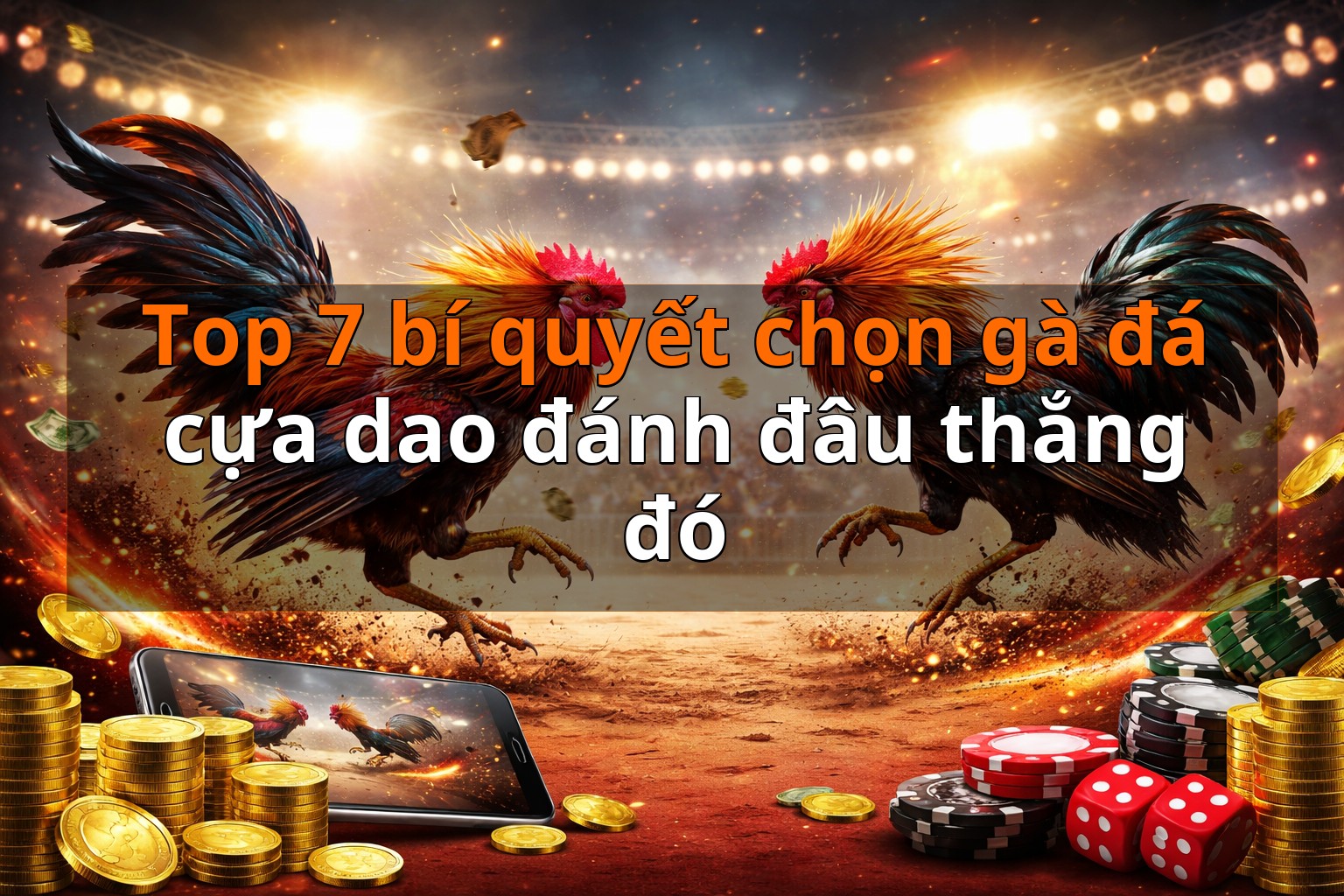 Top 7 bí quyết chọn gà đá cựa dao đánh đâu thắng đó