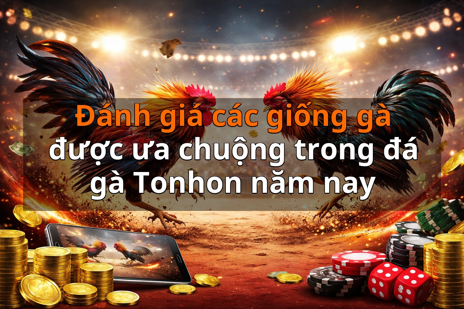 Đánh giá các giống gà được ưa chuộng trong đá gà Tonhon năm nay